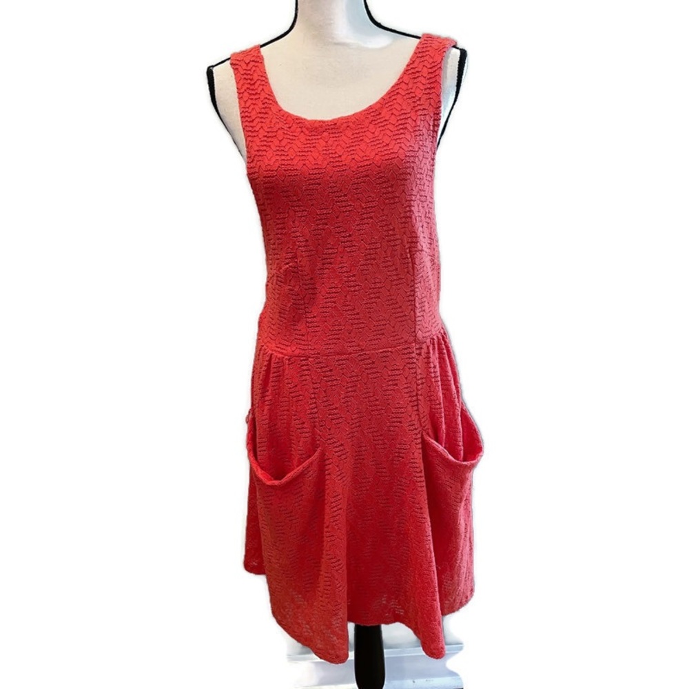 Free People Poppy Lace Mini Dress Persimmon | Size Large